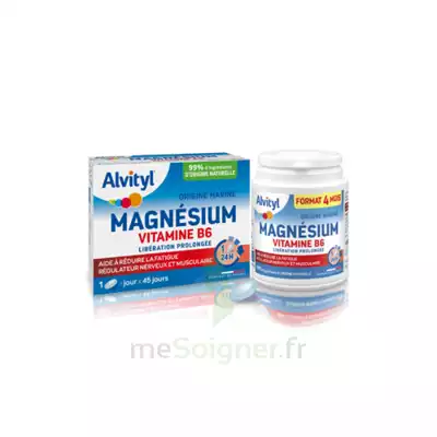 Alvityl Magnésium Vitamine B6 Libération Prolongée Comprimés Lp B/45 à Montluçon